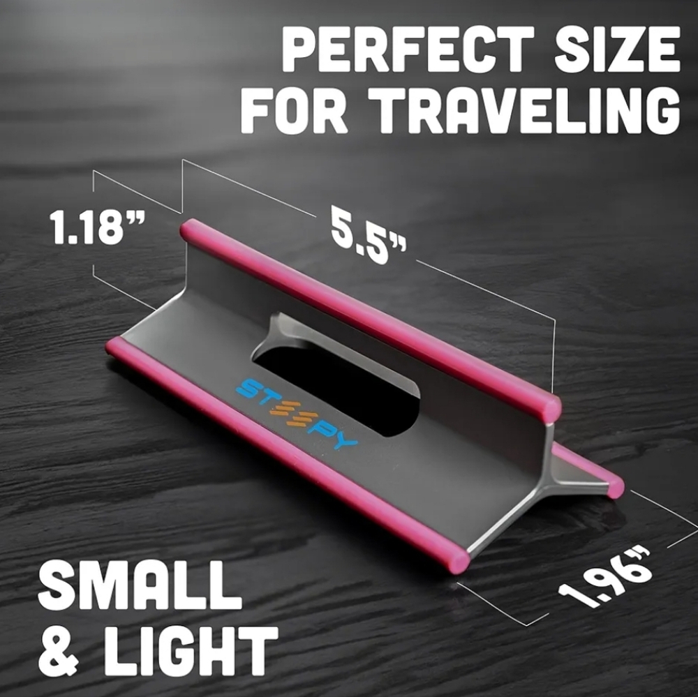 Steepy Rose Gold Phone Stand  Portable Tech Holder Travel‎ Desk Accessory